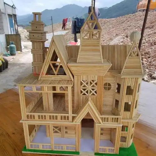 一次性筷子房子怎么做 做手工对孩子有哪些好处_齐家网