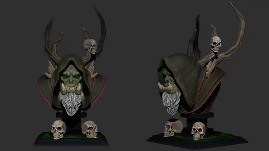 古尔丹练习-cg模型网(cgmodel)-让设计更有价值!