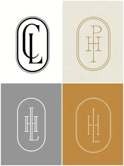 四款高级英文字母logo设计