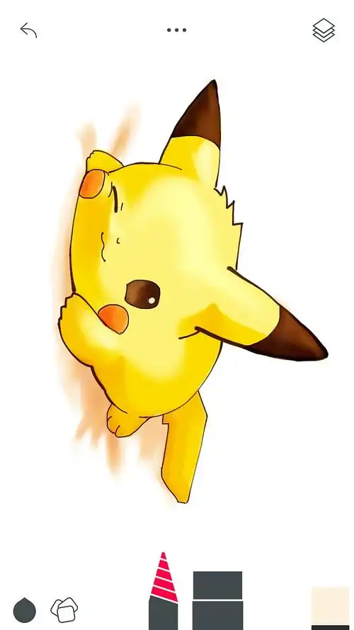 皮卡丘的绘画过程|插画|创作习作|无解的人类 - 原创作品 - 站酷