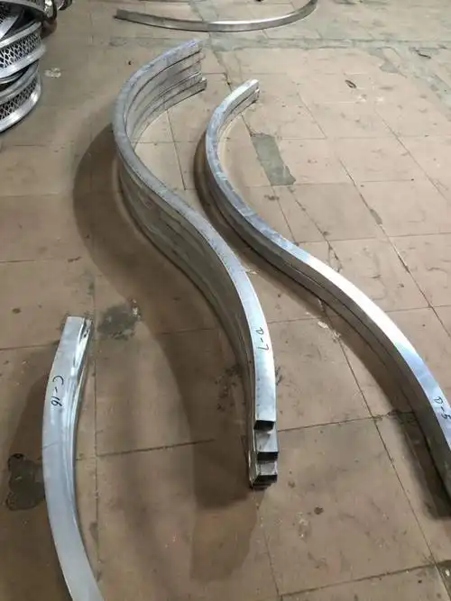 加工定做型材拉弯铝方管 弧形铝方管