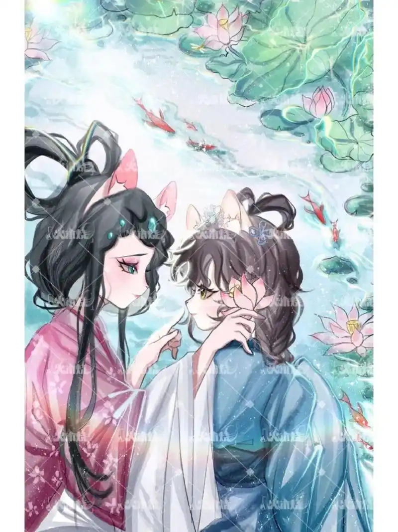 京剧猫第五季新图流出 标题党,是之前的阿紫梦女稿! 画了很清凉的荷塘