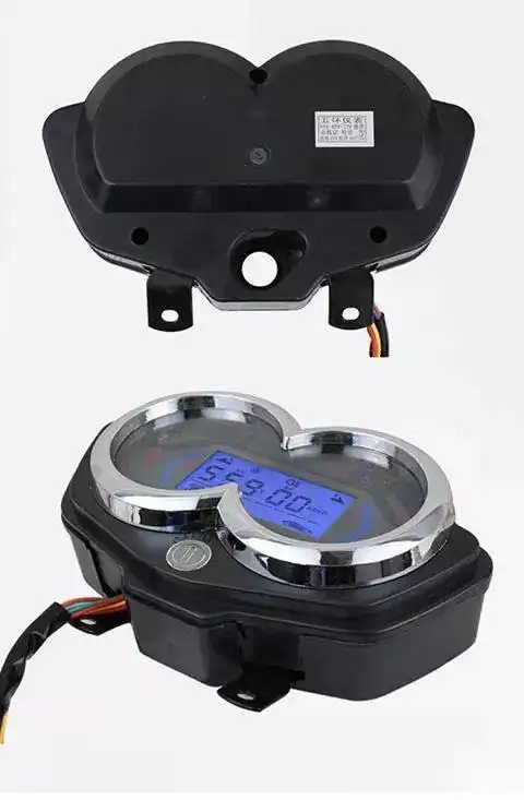 天龙款六线母头电动三轮车仪表盘总成48v60v72通用电动车配件液晶仪表