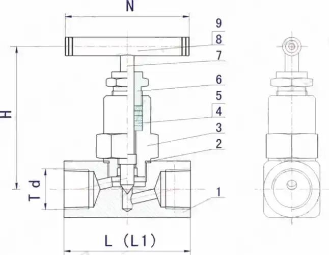 j13w 内螺纹针型阀,针型阀