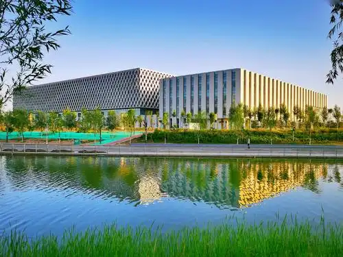 位于兰州新区职教园区的甘肃省体育馆