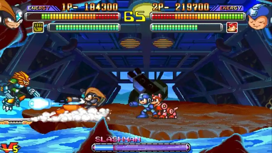 街机洛克人2双打一命速通