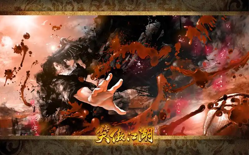 大型3d武侠网游笑傲江湖online唯美人物桌面壁纸(三)