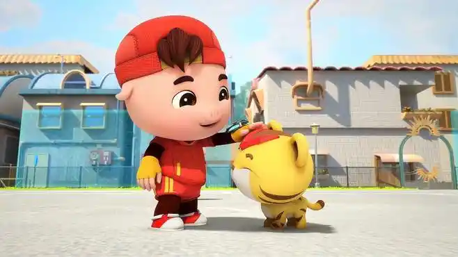 猪猪侠:小猪给阿五吃了棒棒糖,阿五变成元灵卡,是传奇级别的-母婴亲子