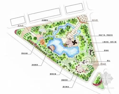 [方案][杭州]镇公园景观规划设计中标方案文本