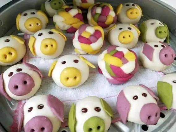 紫薯馒头的做法花样(花样馒头做法100种)