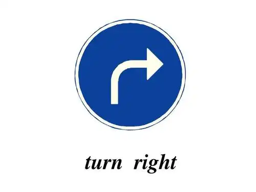 turn right