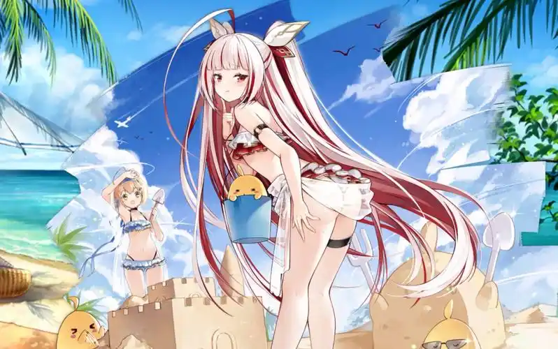 【碧蓝航线】沃克兰换装「天然纯真夏日骑士」