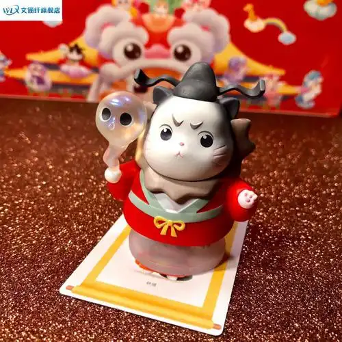 故宫猫盲盒故宫盲盒故宫猫祥瑞盲盒狮子天马行什狎鱼确定款开盒未拆袋