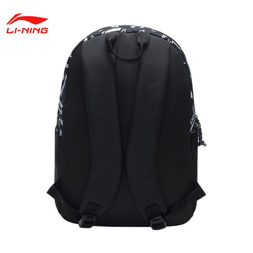 李宁双肩包羽毛球系列书包百搭简约时尚男女女同双肩背包