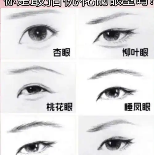 12种眼型,你是最招桃花的那种吗
