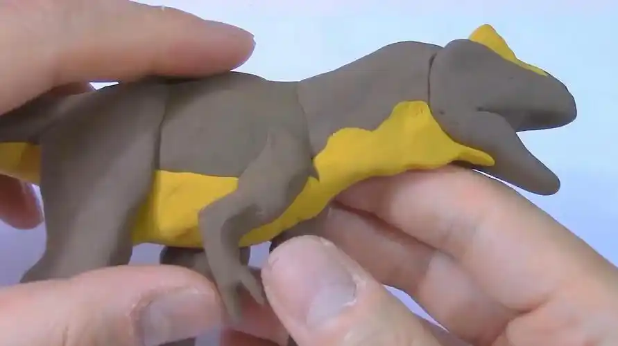 教你制作霸气的霸王龙粘土,简单又形象!