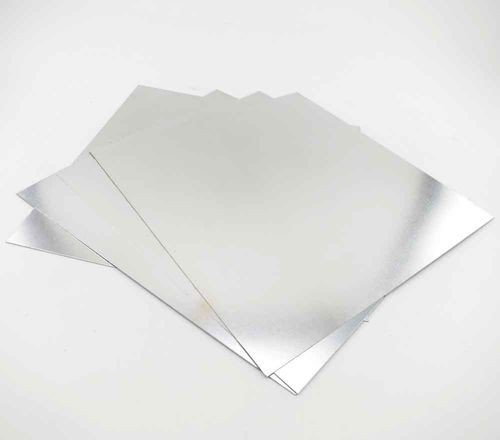 diy薄铝板 铝片 车模船模建筑模型材料 手工拼装铝板0.3mm 5张