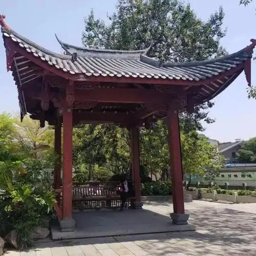 1年古建亭子 四角亭 仿古六角