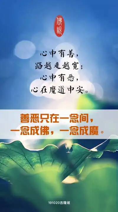 学佛后,在得意的时候,我们要常常忏悔自己;在自己落难的时候,我们求