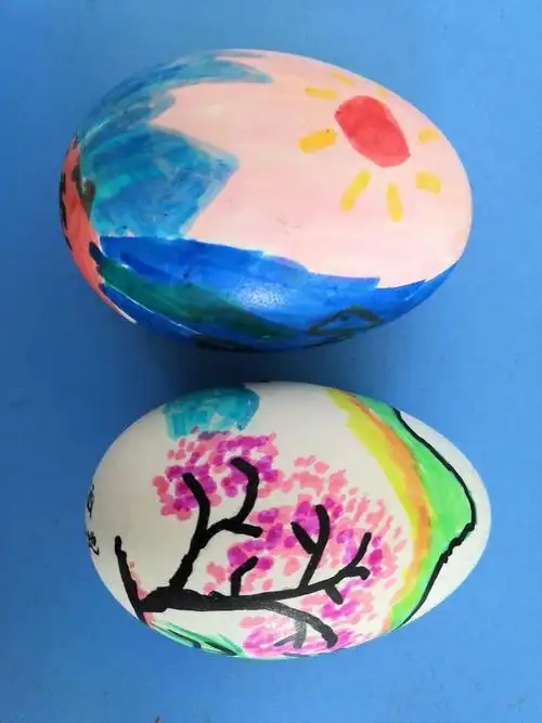 画蛋碰蛋情意浓——潍坊锦华学校2017级14班清明节系列活动