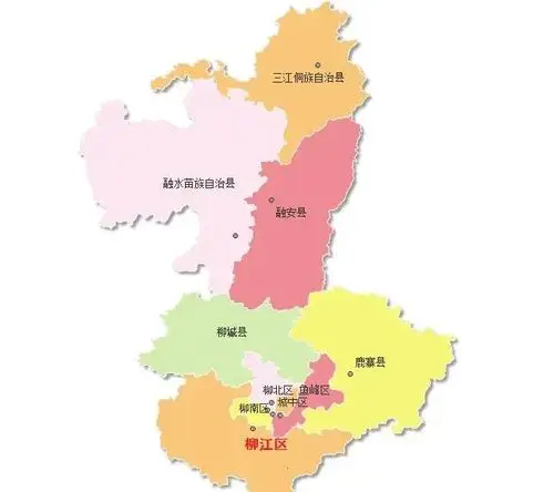 柳州市城区并不是很大,市辖区数量却高达5个,应整合主城4区