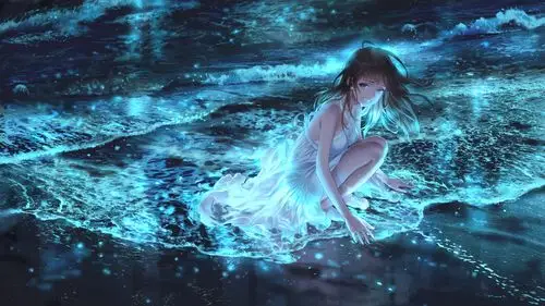 卡通少女二次元少女lol英雄联盟琴女娑娜大胸白丝壁纸黑色荆棘莫甘娜