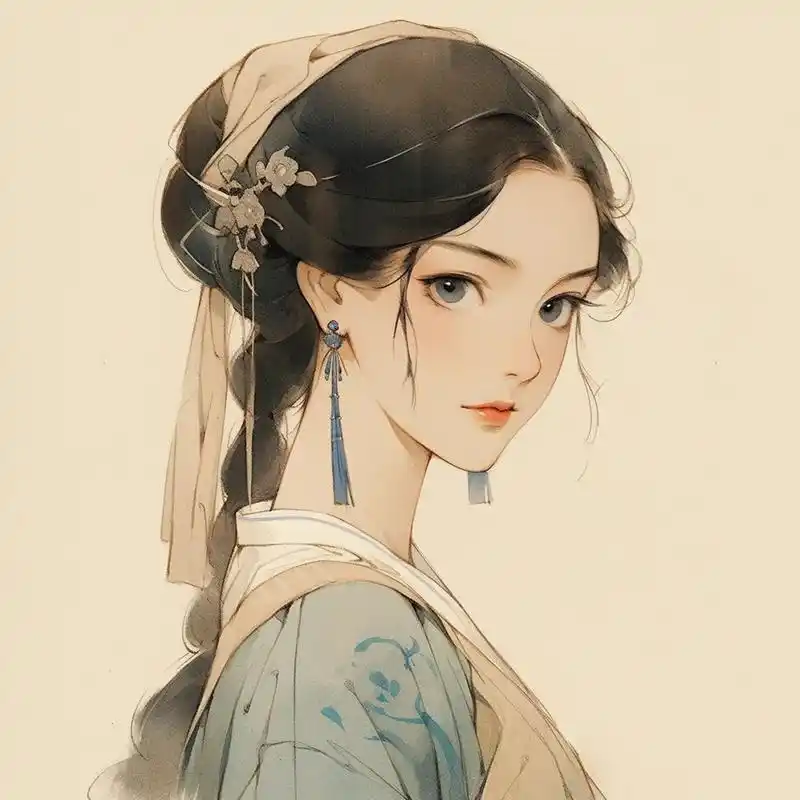 唯美古风女生头像 676767