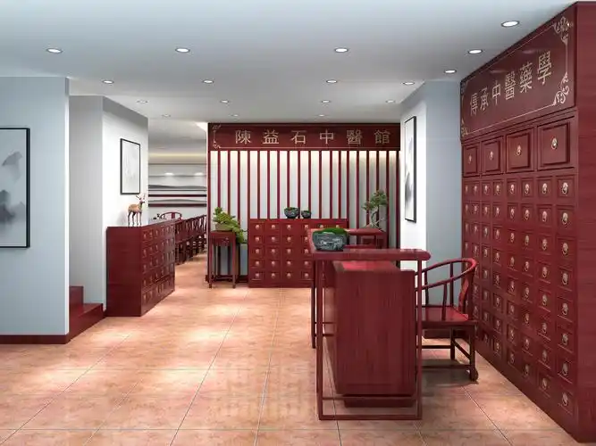 尚博空间设计300㎡新中式中医馆演绎传统中医国学文化