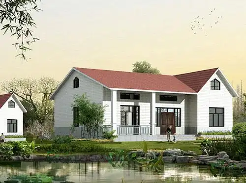 户型方正2021-10-05占地:316平北方农村自建房设计图一层,比楼房还