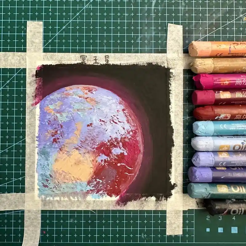 油画棒 冥王星04.冥王星并不孤单,因为有卡戎陪伴95 #画 - 抖音