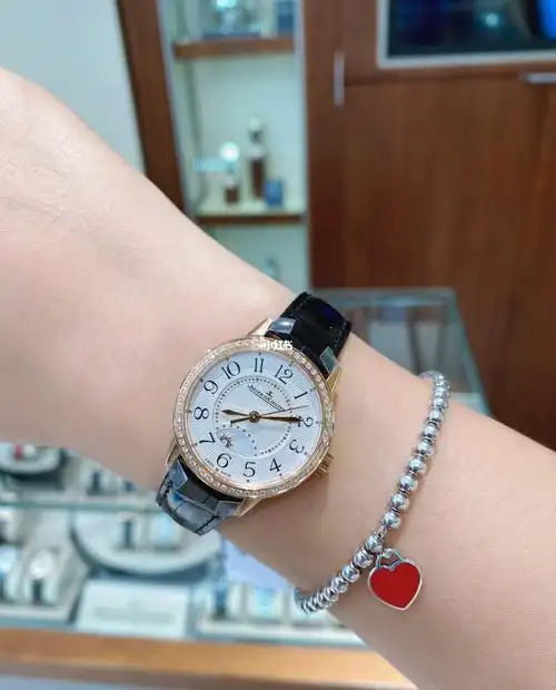 积家约会满钻玫瑰金女表 0606_积家怎么样_女表_dubai攻略_18k