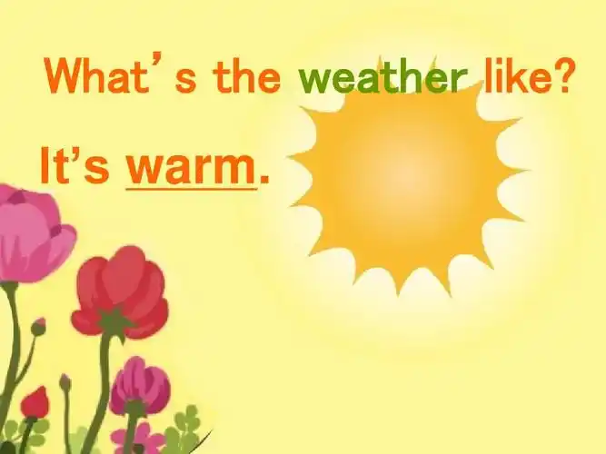 weather a lets learn公开课ppt课件