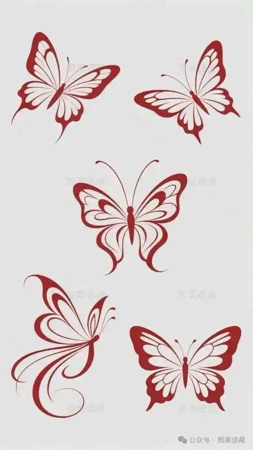 79种中国传统蝴蝶纹