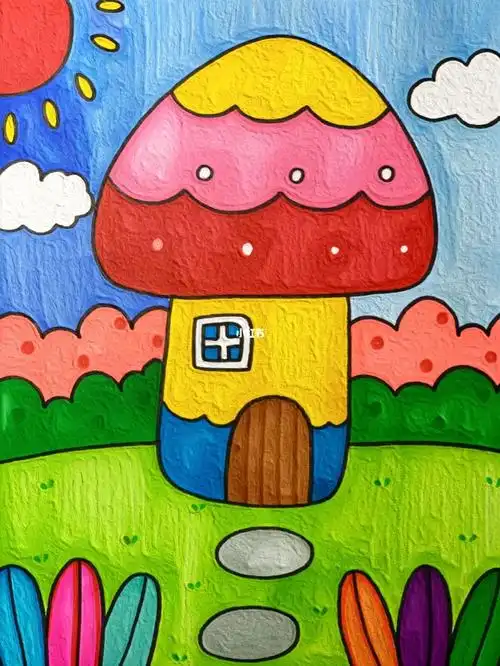 漂亮的蘑菇房子