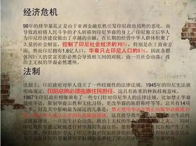 高中教育 政史地 高二政史地 印尼ppt 法制 法制上,印尼政府对华人