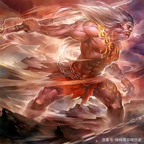 天就很高很高,地也就很厚很厚,盘古氏当然也成了顶天立地的巨人