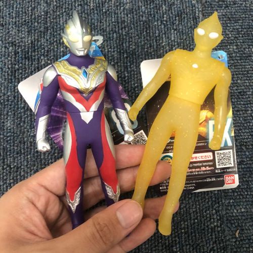 bandai万代奥特曼奥特系列迪迦特利迦奥特曼复合型500软胶人偶