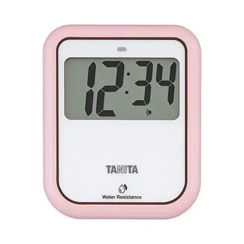 日本直邮tanita百利达厨房计时器非接触式可洗粉色td422pk定时器