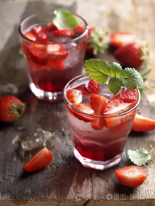 夏季草莓饮料