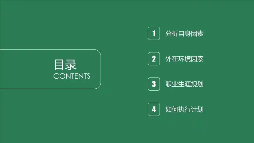 职业生涯规划工作规划大学生职业规划ppt模板_第2页