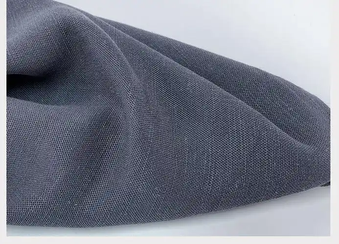 新品苎麻布苎麻粘蜂窝提花格梭织麻布人丝混纺桌布装饰面料批发