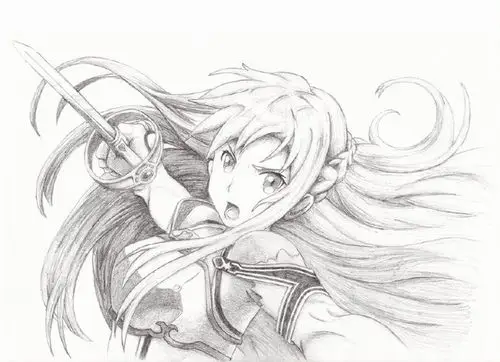 结城明日奈,《刀剑神域》亚丝娜asuna的美图欣赏