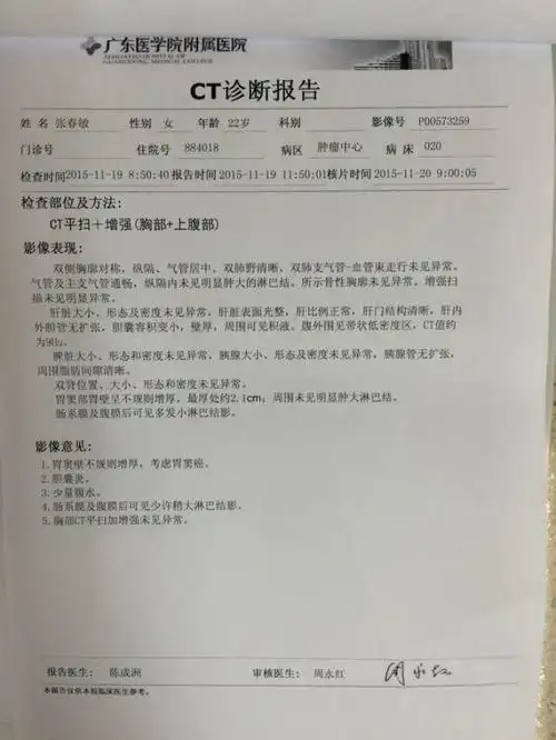 30%生存机率的胃癌呼救