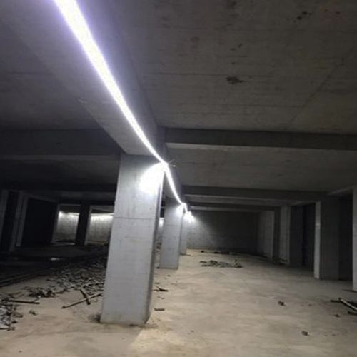 led灯带24v36v220v卷100米戶外防水工程工地下室隧道养殖照明灯条