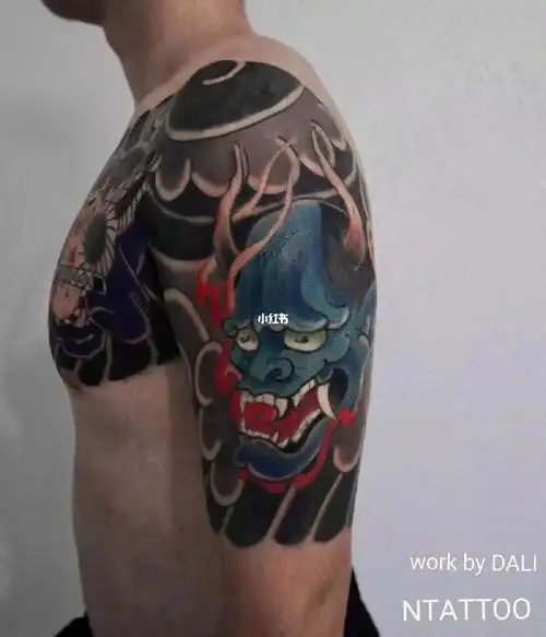 纹身  #半甲纹身  #般若纹身  #生首纹身