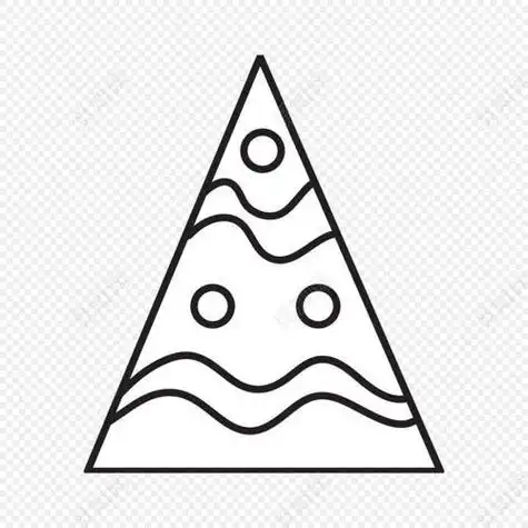 以三角形组成的简笔画