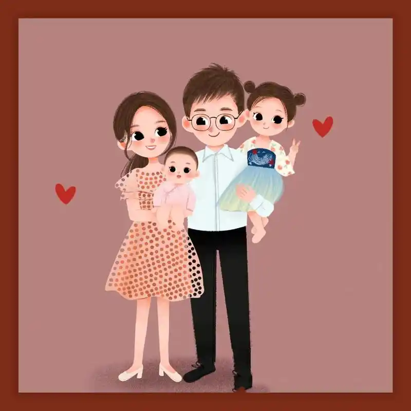 何其有幸,此生相遇,一儿一女,三餐四季,四口之家,健健康康,整整齐齐