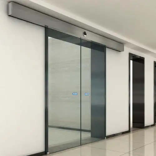 不锈钢玻璃自动感应门 电动玻璃酒店大门 办公楼玻璃感应平移门