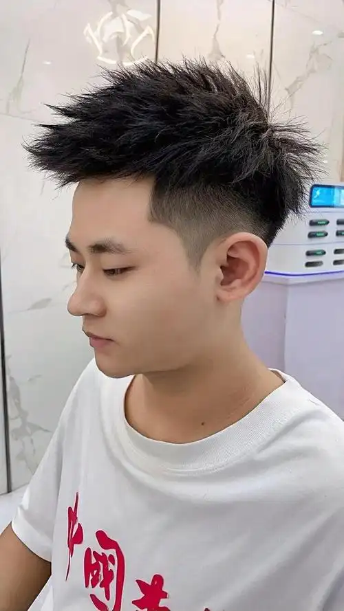 最帅气男发推荐,烫发分头鸡尾头,越剪越时尚|发型|脸型|刘海|男士发型
