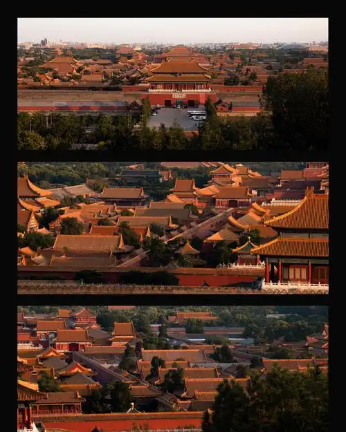 站在中轴线俯瞰600年历史的紫禁城…#电影感  #北京  #紫禁城  #故宫